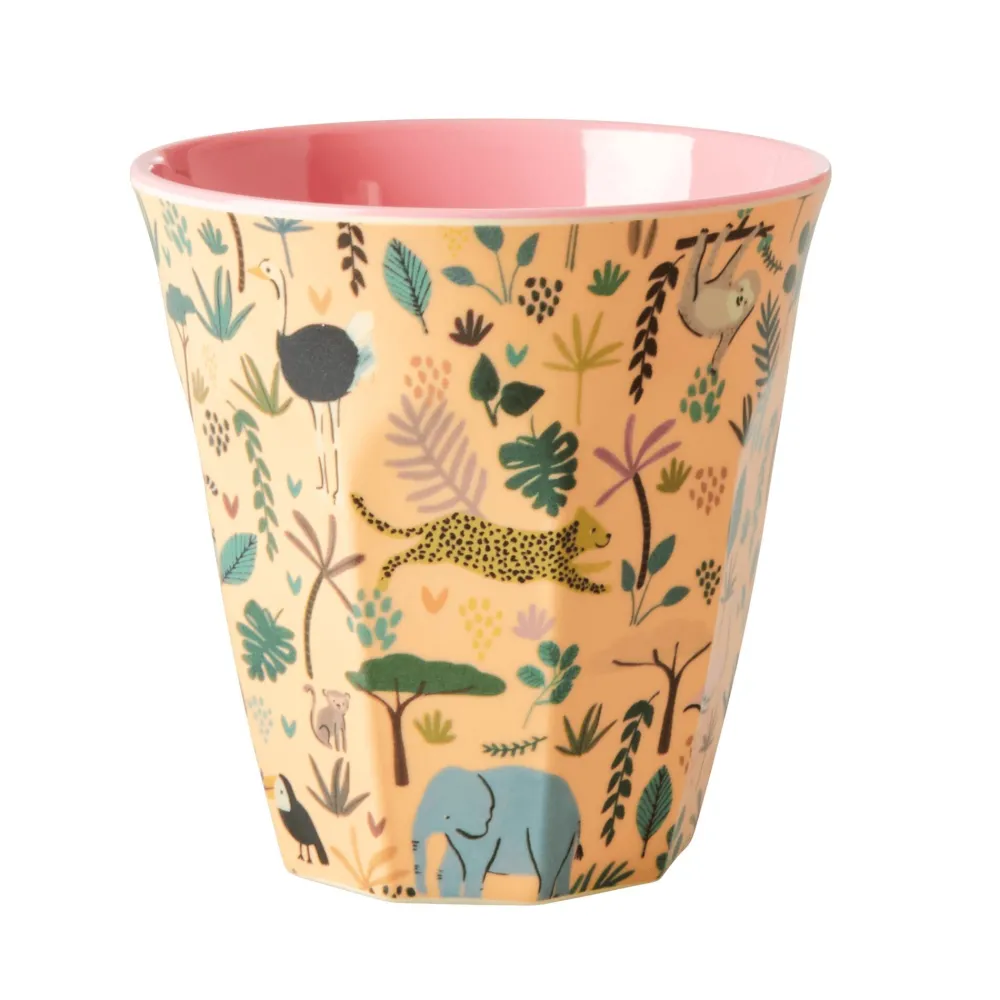 Online RICE Melamin Becher 6er-Set Funky Prints Pink