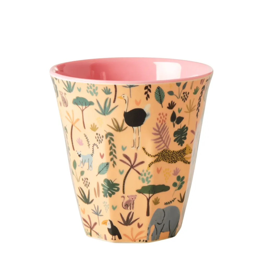 Online RICE Melamin Becher 6er-Set Funky Prints Pink