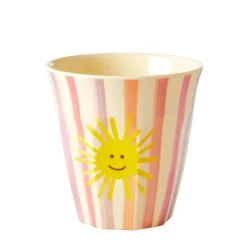 Online RICE Melamin Becher 6er-Set Funky Prints Pink