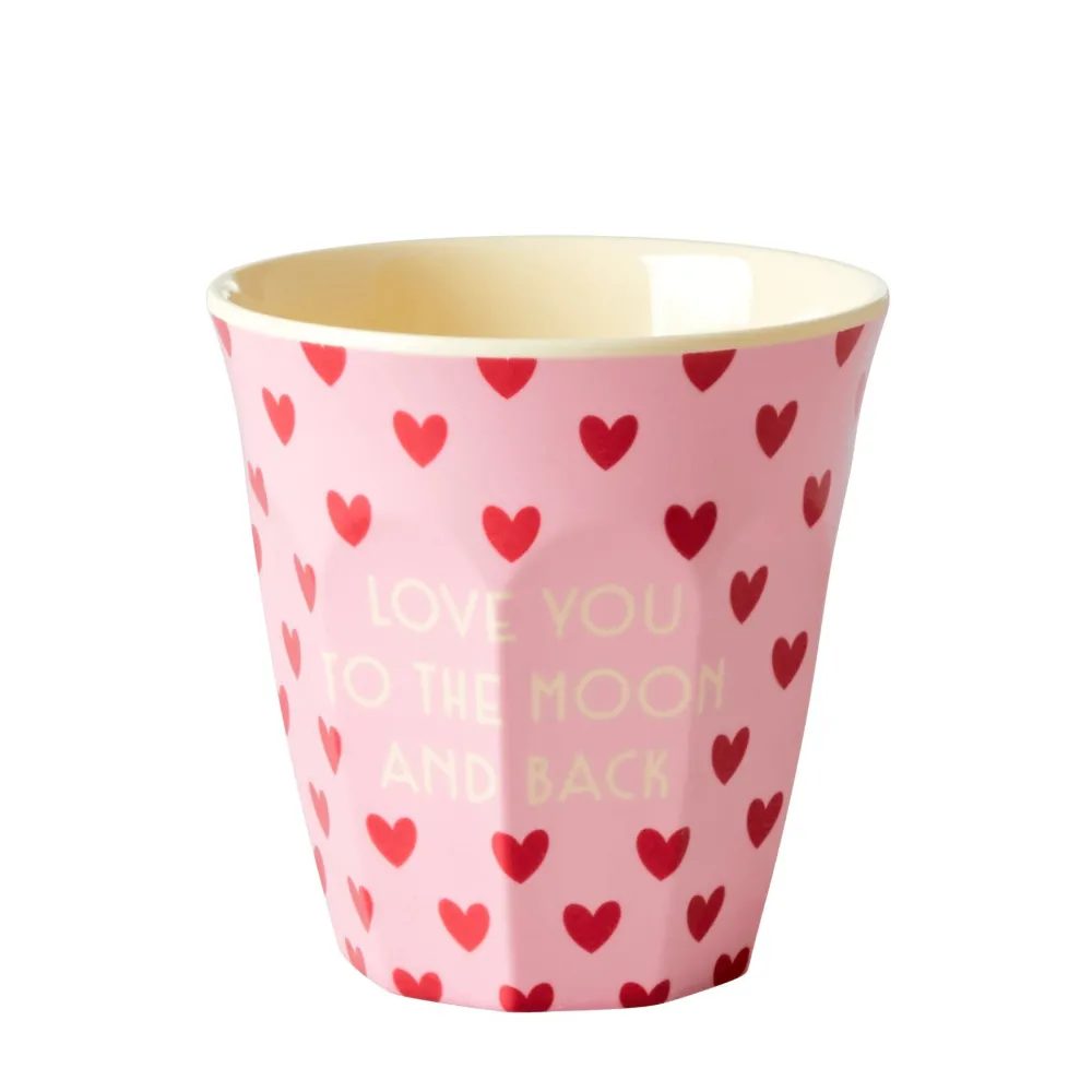 Online RICE Melamin Becher 6er-Set Funky Prints Pink