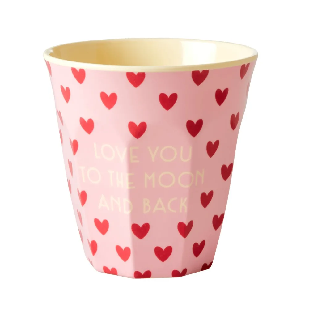 Online RICE Melamin Becher 6er-Set Funky Prints Pink