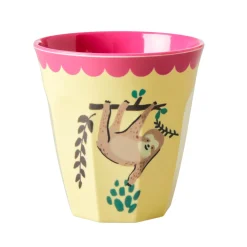 Online RICE Melamin Becher 6er-Set Funky Prints Pink