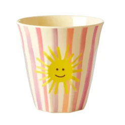 Online RICE Melamin Becher 6er-Set Funky Prints Pink