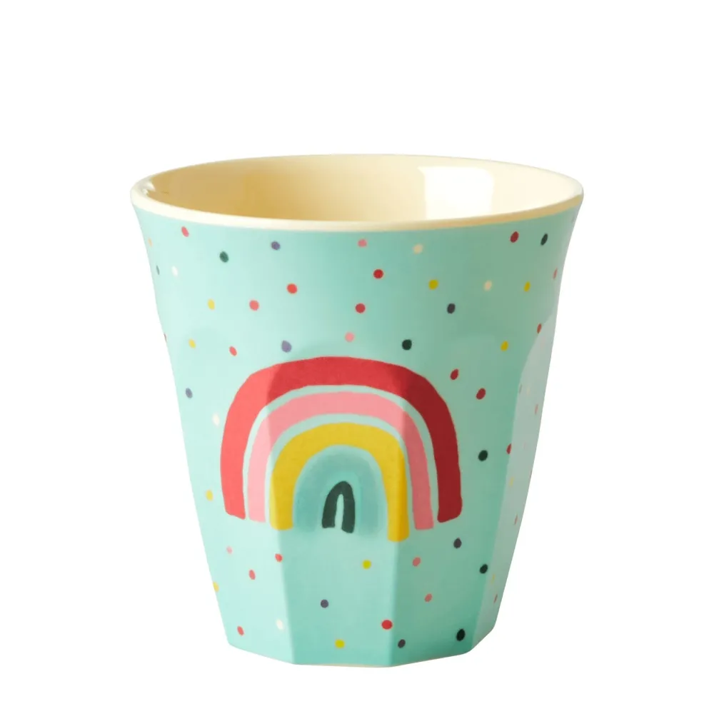 Online RICE Melamin Becher 6er-Set Funky Prints Pink