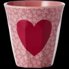 Clearance RICE Melamin Becher Herz