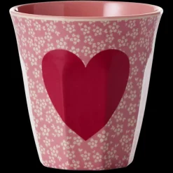Clearance RICE Melamin Becher Herz