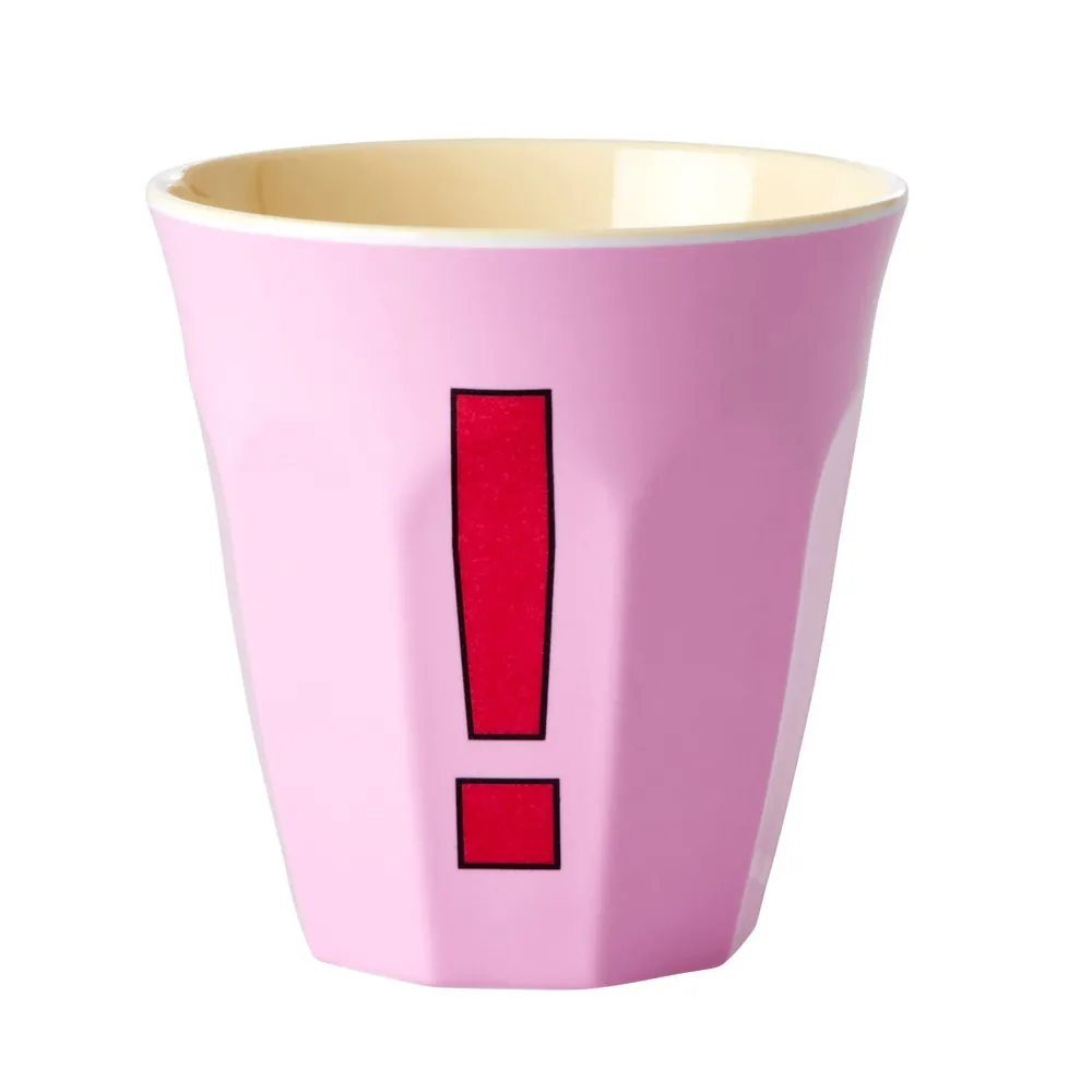 Discount RICE Melamin Becher mit Ausrufezeichen