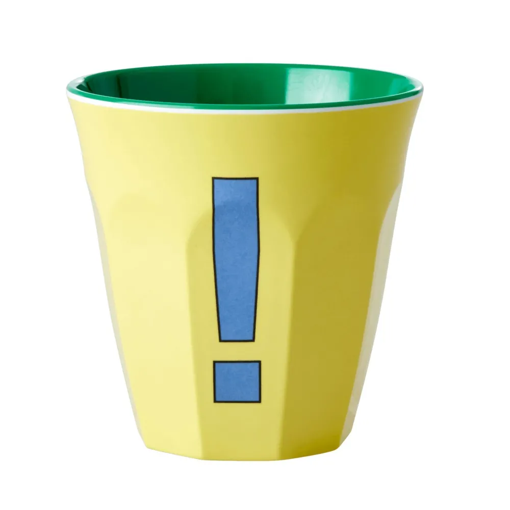 Discount RICE Melamin Becher mit Ausrufezeichen