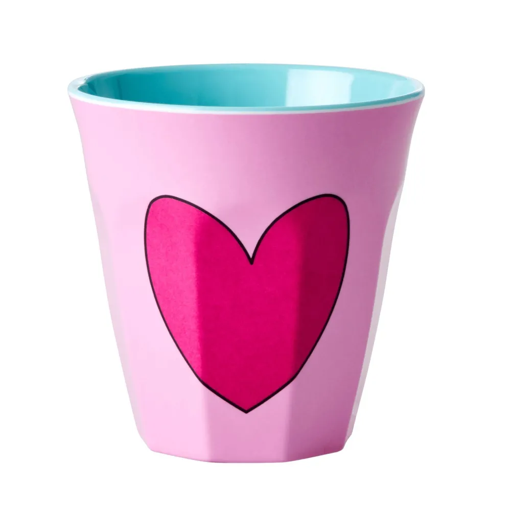 Discount RICE Melamin Becher mit Herz