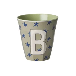 Outlet RICE Melamin Buchstabenbecher Stars