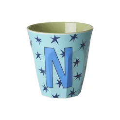 Outlet RICE Melamin Buchstabenbecher Stars