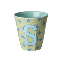 Outlet RICE Melamin Buchstabenbecher Stars