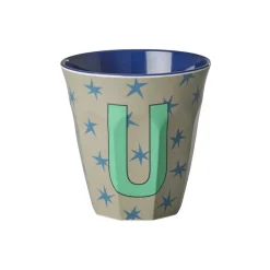 Outlet RICE Melamin Buchstabenbecher Stars