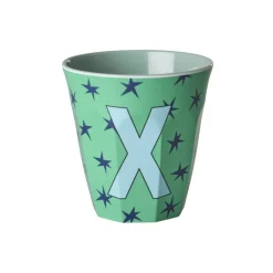 Outlet RICE Melamin Buchstabenbecher Stars