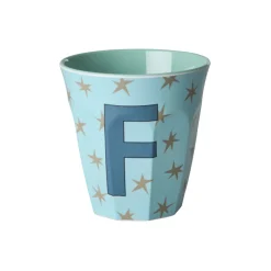Outlet RICE Melamin Buchstabenbecher Stars
