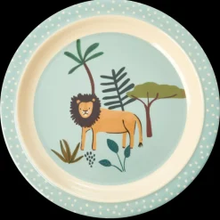 RICE Melamin Kinder Teller Jungle Animals