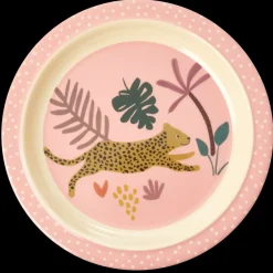 RICE Melamin Kinder Teller Jungle Animals