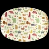 Outlet RICE Melamin Kinderteller Sweet Jungle Print