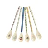 New RICE Melamin Lattelöffel Show Your True Colors 6er-Set