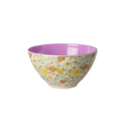 Outlet RICE Melamin Salat Schüssel Flower Power