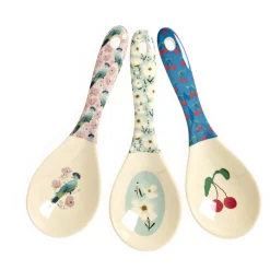 Clearance RICE Melamin Salatlöffel Show Your True Colors 3er-Set