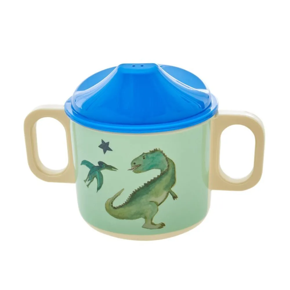 Online RICE Melamin Schnabeltasse Dinosaurs Print