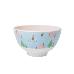 Sale RICE Melamin Schüssel Xmas Elf Print