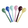 Clearance RICE Melamin Teelöffel Show Your True Colors Einfarbig 6er-Set