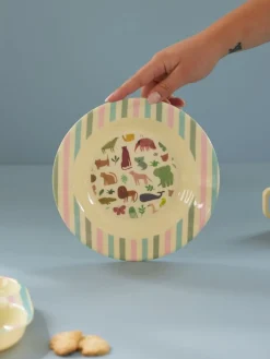 Hot RICE Melamin Tiefer Teller Sweet Jungle Print