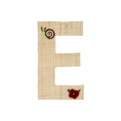 Outlet RICE Raffia Buchstaben Sticker