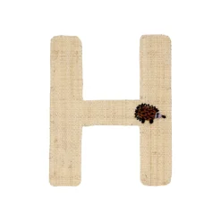 Outlet RICE Raffia Buchstaben Sticker