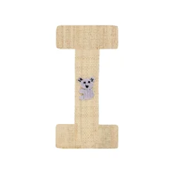Outlet RICE Raffia Buchstaben Sticker