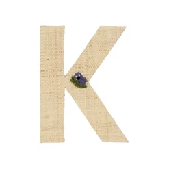 Outlet RICE Raffia Buchstaben Sticker