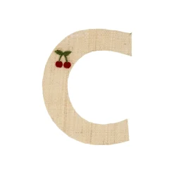 Outlet RICE Raffia Buchstaben Sticker