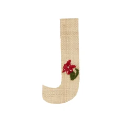 Outlet RICE Raffia Buchstaben Sticker