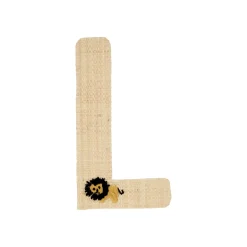 Outlet RICE Raffia Buchstaben Sticker