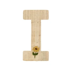 Outlet RICE Raffia Buchstaben Sticker