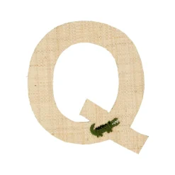 Outlet RICE Raffia Buchstaben Sticker