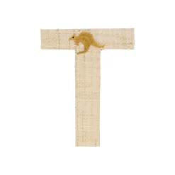 Outlet RICE Raffia Buchstaben Sticker