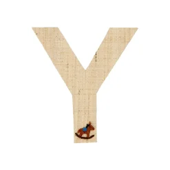 Outlet RICE Raffia Buchstaben Sticker