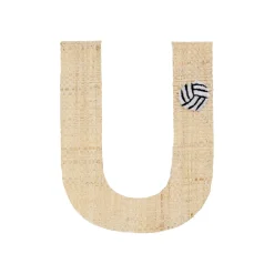 Outlet RICE Raffia Buchstaben Sticker