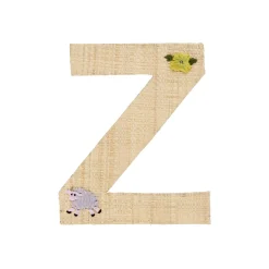 Outlet RICE Raffia Buchstaben Sticker