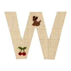 Outlet RICE Raffia Buchstaben Sticker