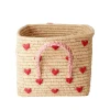 Online RICE Raffia Korb mit Herzen