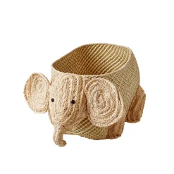 New RICE Seegras Aufbewahrungskorb Elefant