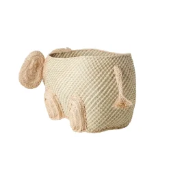 New RICE Seegras Aufbewahrungskorb Elefant