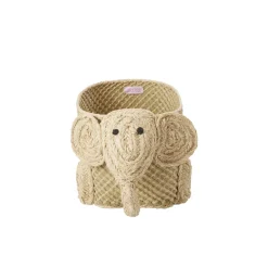 New RICE Seegras Aufbewahrungskorb Elefant