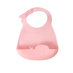 Clearance RICE Silikon Lätzchen mit Auffangschale
