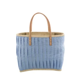 Clearance RICE Tasche aus Bast mit Henkel