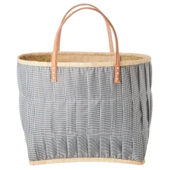 Clearance RICE Tasche aus Bast mit Henkel